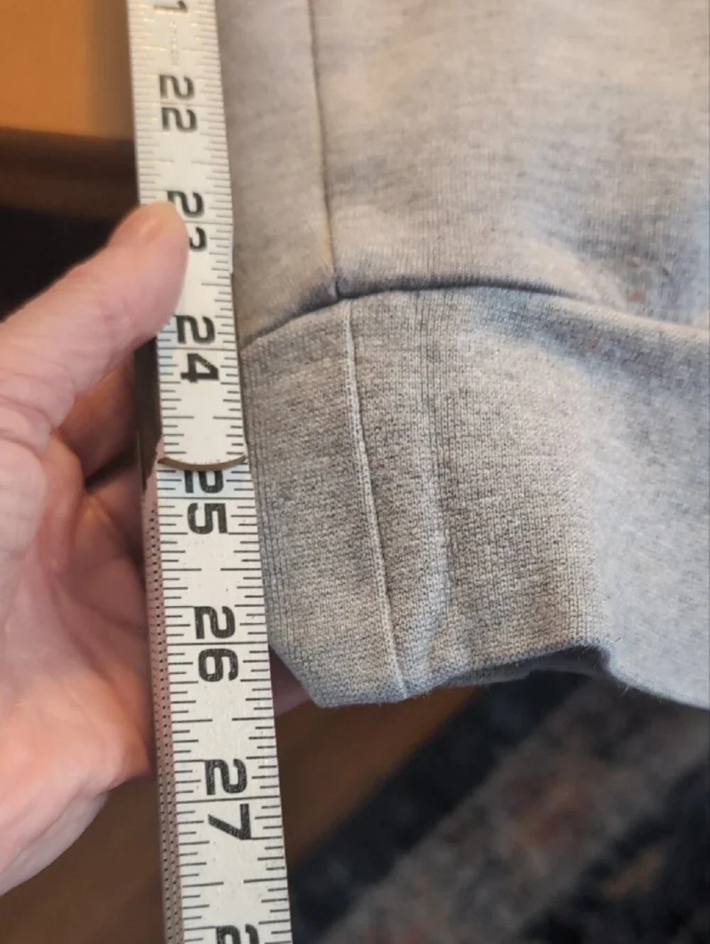 Nike Gray Joggers with Black Side Stripe And Large Stash Pocket